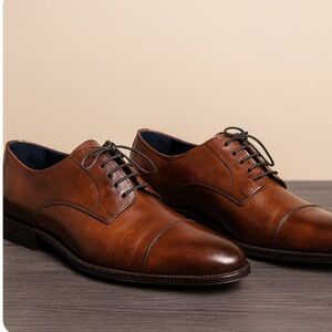 SuitSupply Men’s Italian Leather Lace Up Oxford Shoes